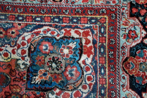 Image 1 of Mahal, alfombra antigua anudada a mano. 328x438