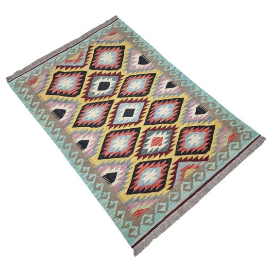 Kilim Maimana de lana – Tejido a mano – Estilo tradicional afgano – 178 x 127 cm – Alfombras, Wool (photo 3 of 5)