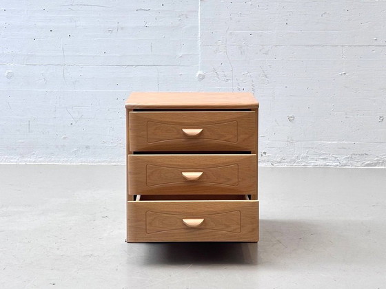 2 Commodes de Chevet Vintage Aspect Bois Clair – Wood (photo 2 of 15)