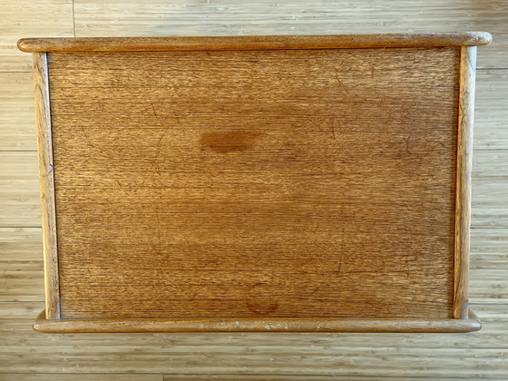 Image 1 of Vintage Deens Teak Bijzettafel/ Trolley