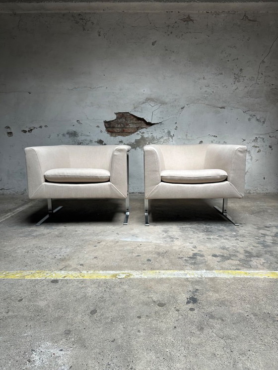 Image 1 of Set of two Artifort lounge chair by Geoffrey Harcourt