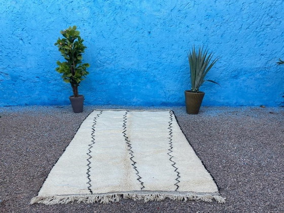 Image 1 of Tappeto tradizionale marocchino in pura lana, misura 2/3 m