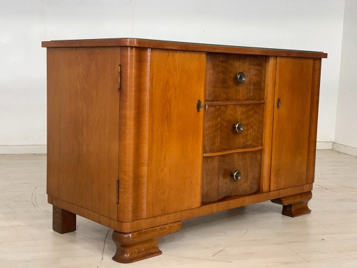 1960s Chest of Drawers Sideboard Cabinet Hallway Cabinet Living Room Cabinet VINTAGE – ladekasten, Wood (photo 2 of 9)