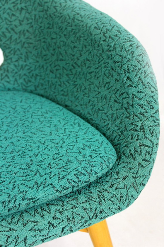 Armchairs by Miroslav Navratil for Tatra Nábytok, 1960s, Set of 2 – Textile, Wood (photo 7 of 22)