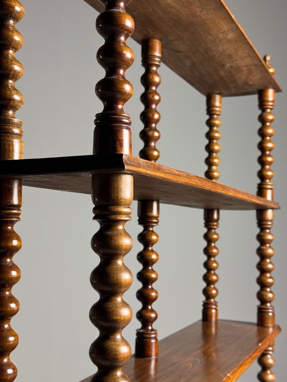 Image 1 of French-made reel-to-reel bookcase, 1950