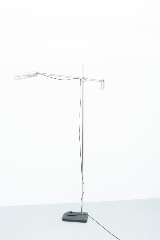 Haloprofil 8008 floor lamp by Viktor Frauenknecht for Swiss Lamps International (1970s)