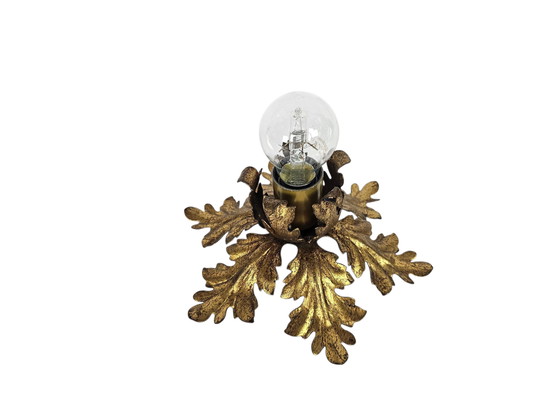 Image 1 of Studio Banci Firenze - Applikation - Deckenleuchte - Gold - Italien - 70er Jahre