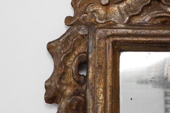 Image 1 of Italian Renaissance–Baroque Carved Wood Mirror, 17th Century