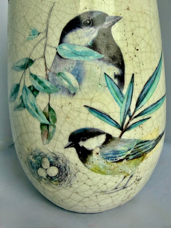 Vaas met broedse koolmezen – Vazen, Ceramic (photo 6 of 9)
