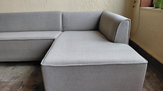 Image 1 of Gelderland 4800 Corner Sofa Grey refurbished