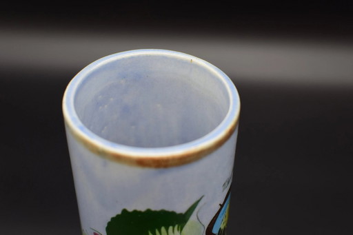 Vaso Tonala Mexico dipinto a mano