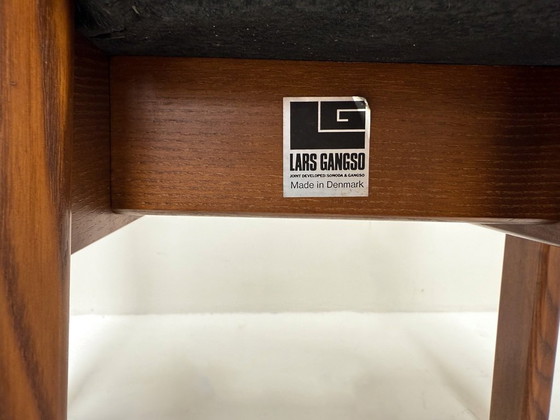 Image 1 of Set di 6 sedie da pranzo di Lars Gangsø, Danimarca, anni '70