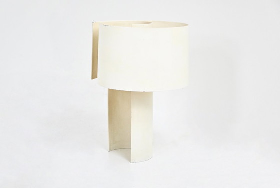 Image 1 of "Spiral" tafellamp van Ingrid Hsalmarson voor New Lamp, 1970