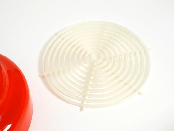 Image 1 of Gran lámpara de techo Bumling roja original de los años 60 de Anders Pehrson para Ateljé Lyktan Ahus