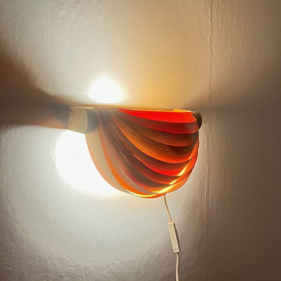 Image 1 of Translandia Duo Wall Lamp in Pine, Denmark, 1960-70