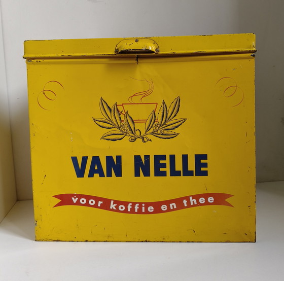 Image 1 of Scatola di latta per esposizione Van Nelle