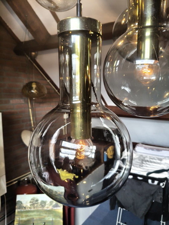 Raak Maxi Globe Set of 5 Ceiling Lamps – Pendant lamps, Glass, Metal (photo 5 of 8)