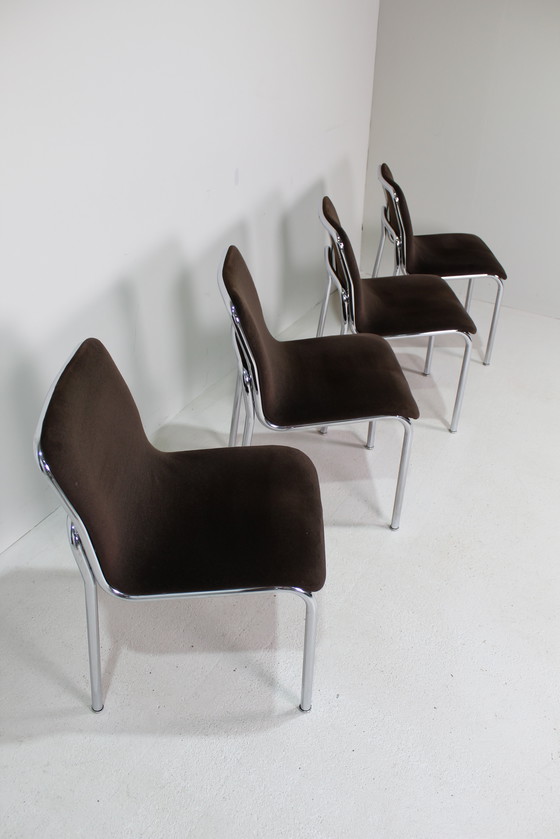 Image 1 of Vintage Design Eetkamerstoelen - TECTA Jaren '70