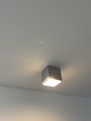 Plafonnier TossB Groove – aluminium brossé – lampe design