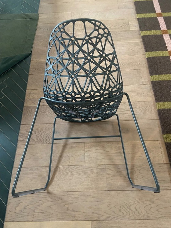 Image 1 of Sedia in filo metallico di design