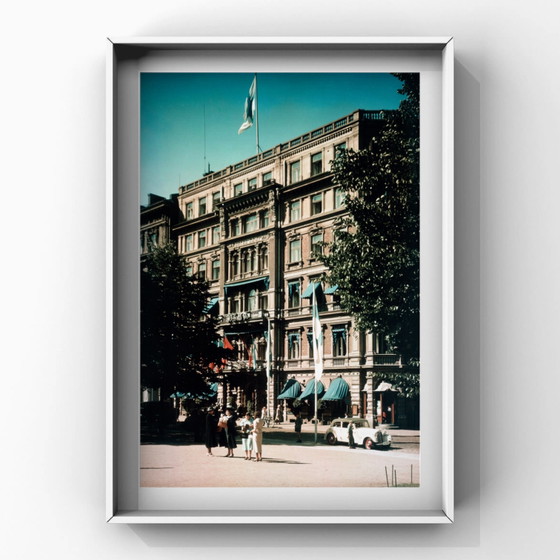 Image 1 of 1x Fine Art Print — Hotel Kämp, Helsinki, 1950 kodachrome