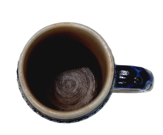 Image 1 of Chopine à bière allemande vintage en céramique