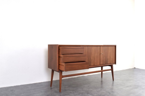 Image 1 of Mid-Century Polish Walnut Sideboard, 1960s.