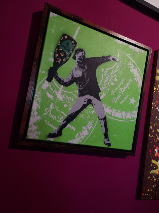 Image 1 of Stencil Graffiti, the thrower