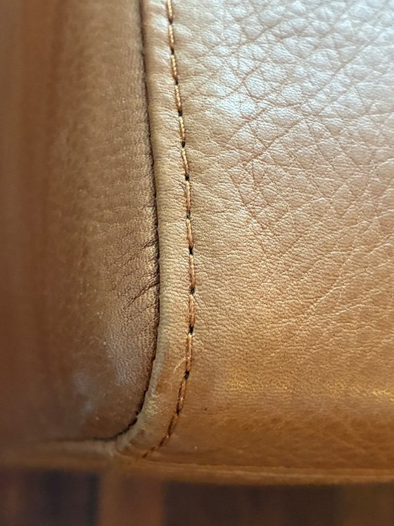 Image 1 of Brühl & Sippold "Deep Space" leather sofa, light brown/beige, two-seater