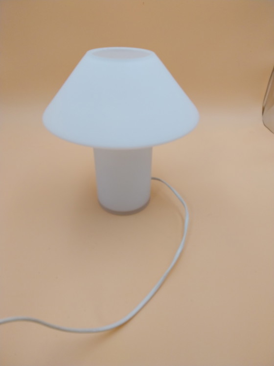 Image 1 of 1 x Hala Zeist mushroom glass table lamp 1980s