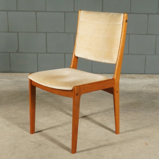 Image 1 of Mid-century teak dining set – table – 4 chairs