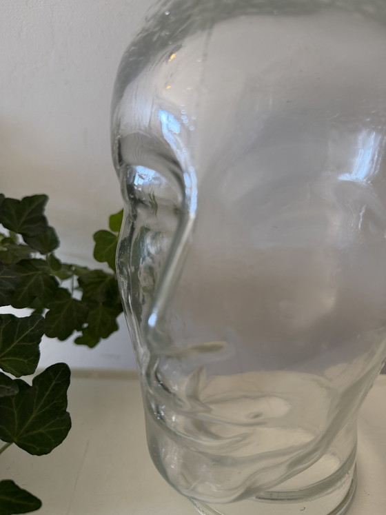 Image 1 of Vintage glazen hoofd