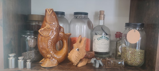 Image 1 of Service "Poisson" Céramique Ambrée Vintage époque URSS