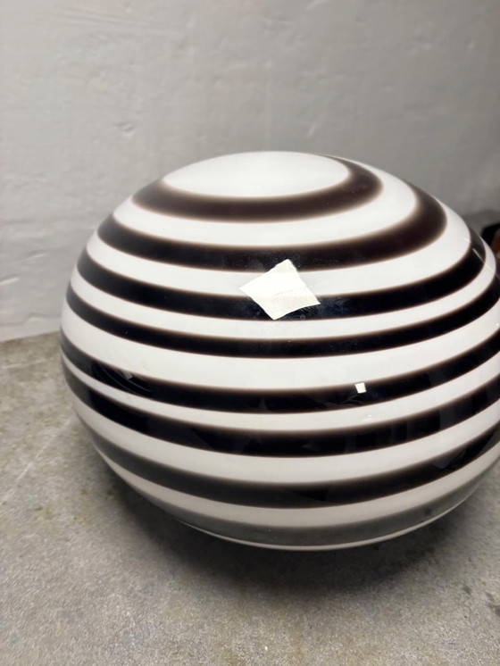 Image 1 of Large ILU di Vetro Zebra table lamp