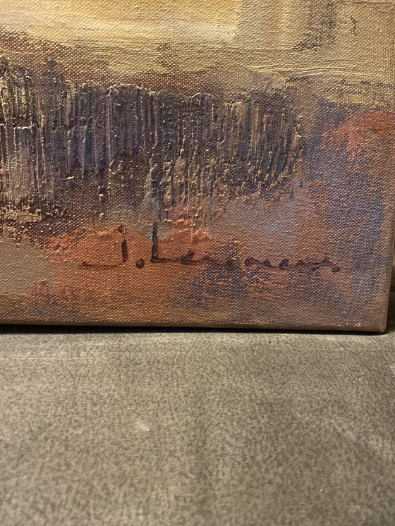 Image 1 of Paisaje de naturaleza muerta firmado