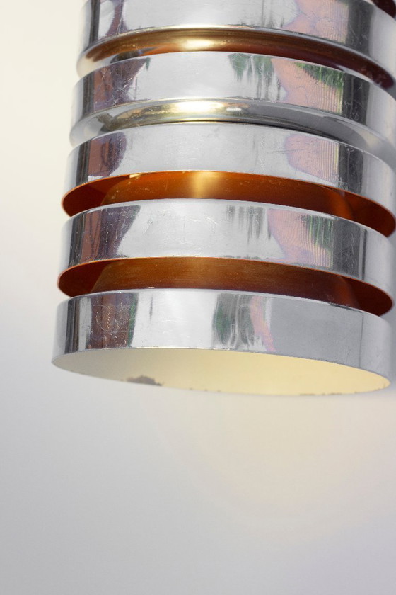 Image 1 of Carl Thore Granhaga Metallindustri Stapelpendelleuchte, skandinavisch, 1970er Jahre