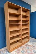 Large vintage bookcase, Hundevad, 1960s