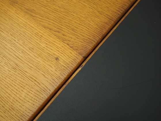 Danish Extendable Oak Dining Table Designed by Henning Kjærnulf, 1960s – Henning Kjaernulf, Wood (photo 21 of 21)