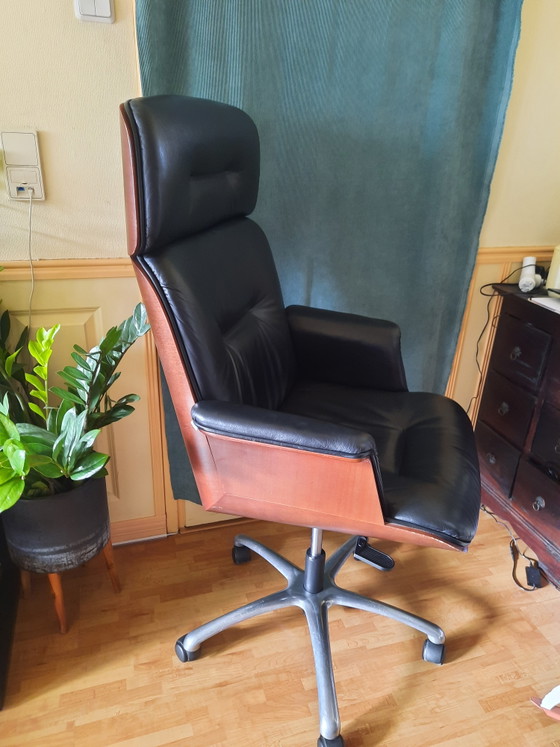 Direktoren-Bürostuhl – Arredispd, Bürostühle, Leather, Metal (photo 2 of 15)