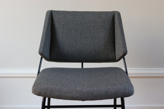 Image 1 of Série de 6 chaises modernistes vintage Raphael Raffel, 1950