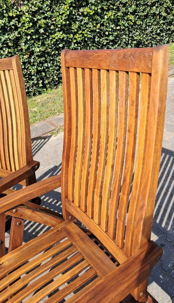 Image 1 of 4 sedie pieghevoli Gloster in teak