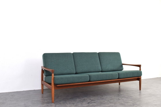 Divano Kolding Mid-Century di Erik Wørts per IKEA, anni '60. – Divani 3 posti, Textile, Wood (photo 9 of 16)