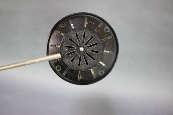 Image 1 of Lampe de table industrielle réglable en bakélite noire / Tchécoslovaquie, années 1970