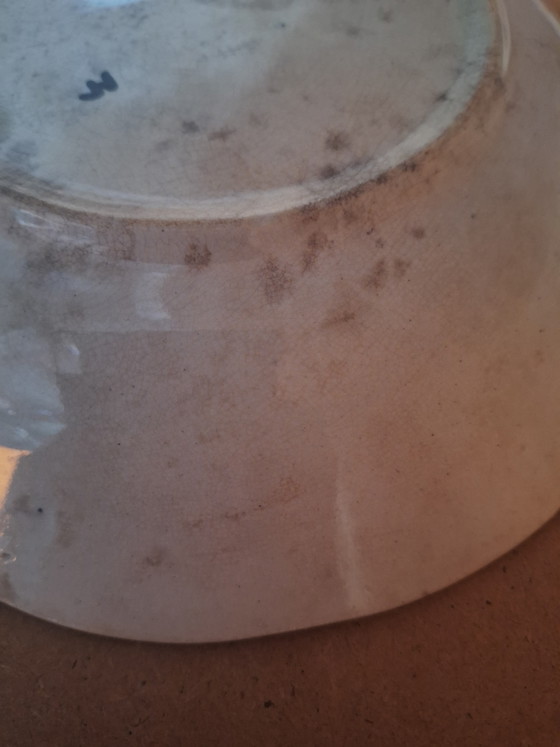 Image 1 of Barbotine/Majolica bowl