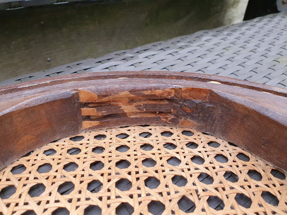 Image 1 of Thonet Romania Stool With Webbing