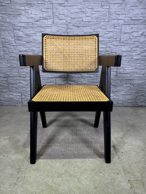 Cassina 051 Capitol Complex Office Chair – Chaises de salle à manger, Wood, Rattan, Modern (photo 2 of 11)