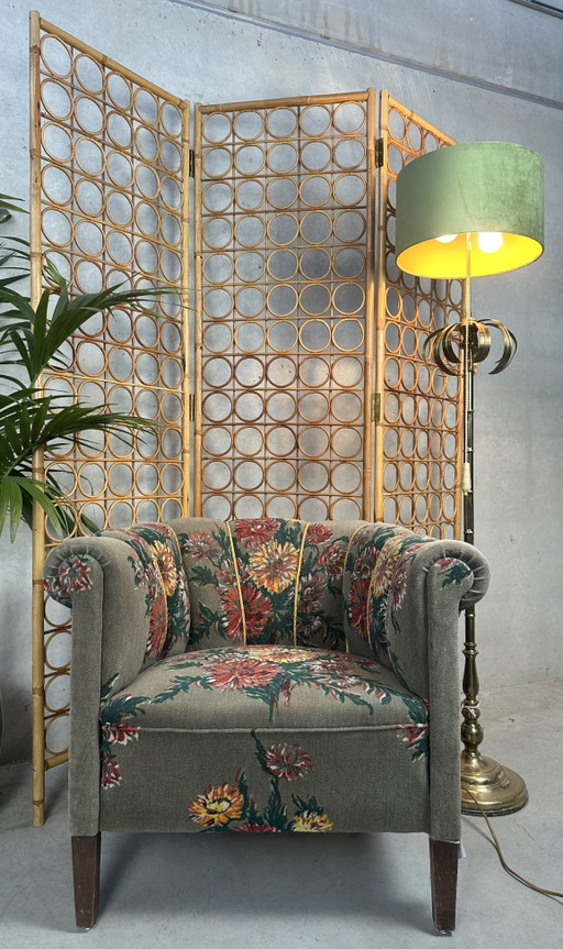 Vintage bamboo room divider
