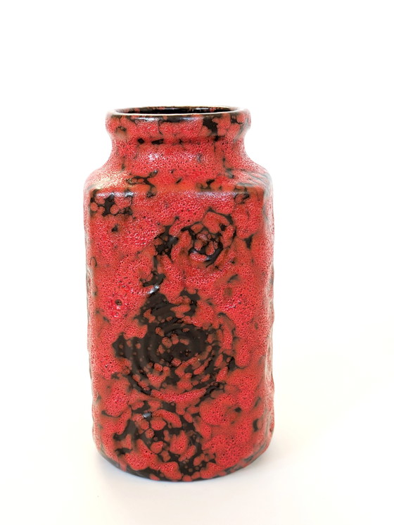 Image 1 of Vintage 1960s Scheurich 282-20 Vase | West German Pottery