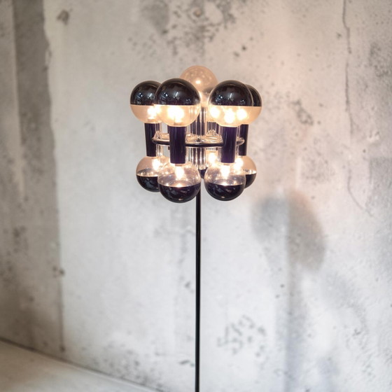 Lampada da terra Vintage Space Age Staff Motoko Ishii, anni '70, design moderno – Lampade da terra, Chrome (photo 7 of 12)