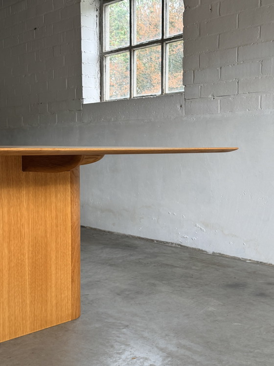 Dining Table ‘Iris’, Van Den Berghe-Pauvers, Belgium, 80s – Wood (photo 5 of 7)